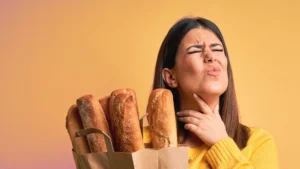 Phlegm in Throat After Eating Bread